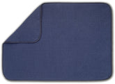 Bellemain XXL Dish Mat in navy shown full sink coverage for large loads, quick-dry performance.