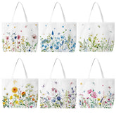 Bencailor floral canvas tote set for versatile everyday use.