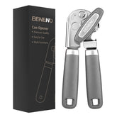 Beneno heavy-duty can opener with razor-sharp blade for clean cuts