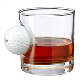 BenShot golf ball rocks glass 11oz with real Titleist ball for bold entertaining.