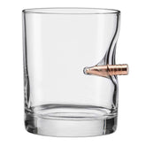 BenShot rocks glass with real 308 bullet embedded, a conversation-worthy centerpiece.