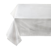 Benson Mills heavy-duty crystal-clear tablecloth with a clean edge for elegant protection.
