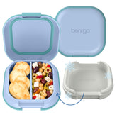 Bentgo Chill Mini built-in ice pack keeps snacks cold on the go.