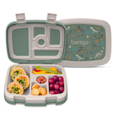 Bentgo Kids Prints leak-proof lunchbox keeps meals secure during school days.
