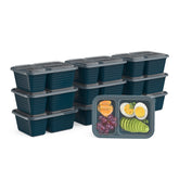 Bentgo Prep 2-compartment snack tray with portion markers for easy planning.