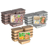 Bentgo Prep 60-piece meal prep set with durable trays for weekly meals.