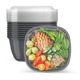 Bentgo Prep graphite bowl with 1-compartment design for easy weekly meal prep