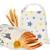 BERBAM beeswax bread bag XL closeup shows natural wax layer preserves freshness