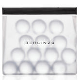 BERLINZO large ice storage bag closeup highlights its leak-proof design for mess-free freezer storage.