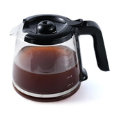 BESBARISTA 12-cup replacement carafe in clear glass for quick capacity checks