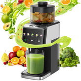 Bestome cold press juicer with wide feed chute for whole-fruit juicing