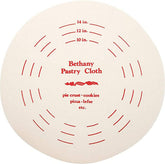 Bethany Housewares pastry board 19-inch circle ideal for rolling dough evenly