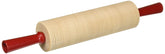Bethany Housewares corrugated wood rolling pin for textured dough patterns.