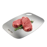 BEVISS cutting board double-sided with a durable stainless surface for versatile prep.
