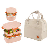 BEVISS insulated Bento Box with Thermo for on-the-go meals
