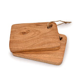 BHAVATU acacia cutting boards with nesting design for space-saving storage