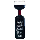 BigMouth Inc Ultimate Wine Bottle Glass holds a full bottle for effortless sharing.