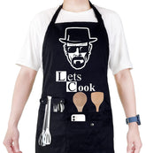 Binggle Funny Cooking Apron with pockets keeps tools within reach while cooking.