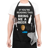 Binggle funny cooking apron with pockets keeps utensils within reach for quick prep