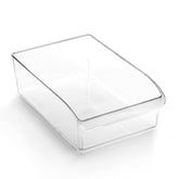 BINO Curve medium bin front-pull for easy reach and fridge organization.