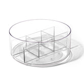 BINO round turntable with 5 compartments keeps spices organized and visible.