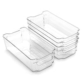 BINO Stackable Bins Medium 4-pack for pantry and fridge organization