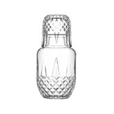 Binsakao bedside water carafe set glass for easy night-time hydration