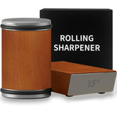BIOBO rolling knife sharpener stone kit offers dual discs for fast edge refresh