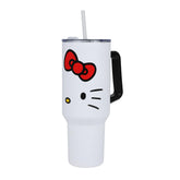Bioworld Hello Kitty 40oz tumbler with sleek exterior for all-day hydration.