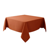 Biscaynebay fall tablecloth in rust textured weave for elegant holiday dining