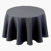 Biscaynebay round tablecloth 60-inch textured fabric adds elegant coverage for dining