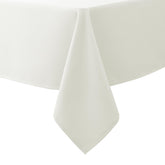 Biscaynebay textured ivory tablecloth close-up showing rich weave for elegant dining