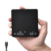 BITAMOM mini coffee scale palm-size design for precise espresso measurements.