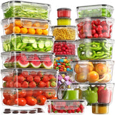 Biuleon airtight containers with lids for secure meal prep and leakproof storage.