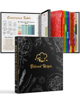 BiuLeon Recipe Binder cover with durable hardcover and stylish design for everyday use
