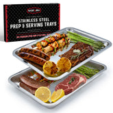 Blazin' Grill 3-pack prep trays for organized meal prep.