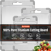 Blfichop titanium cutting board double-sided for meat and vegetables, safer kitchen prep