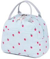 Bluboon lunch bag corduroy texture for stylish everyday carry