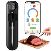 BlueSwan wireless meat thermometer with magnetic design for easy oven or grill attachment.