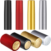 Blulu wine sealer caps in black show a sleek bottle finish for gifting.