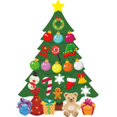 Blulu Christmas tree magnets on fridge create festive mood and easy customization