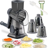 BNUNWISH rotary cheese grater handle for safe, hands-free shredding.