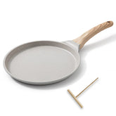 Bobikuke 8-inch crepe pan ready for silky crepes and omelets with even browning.