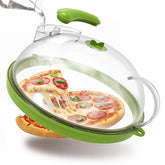 Bobomoment microwave splatter cover with water steamer preserves moisture during reheating.