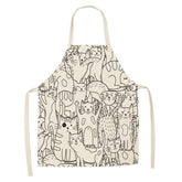 BOCTTCBO cat apron - cute kitchen design for daily cooking and baking.