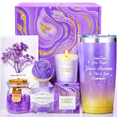 BodyRefresh heart gift box with purple and gold accents for gifting