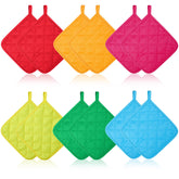 Bokon pot holders multicolor set shows vibrant colors for organization and kitchen protection.