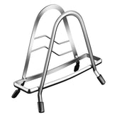 BOMANSI BOMS cutting board holder stand on counter saves space and keeps boards accessible.