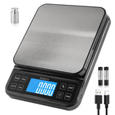 Bomata large kitchen scale with a 7x7 inch platform for bulky ingredients.