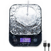 BOMATA waterproof kitchen scale front view, compact and ready for precise cooking on busy counters